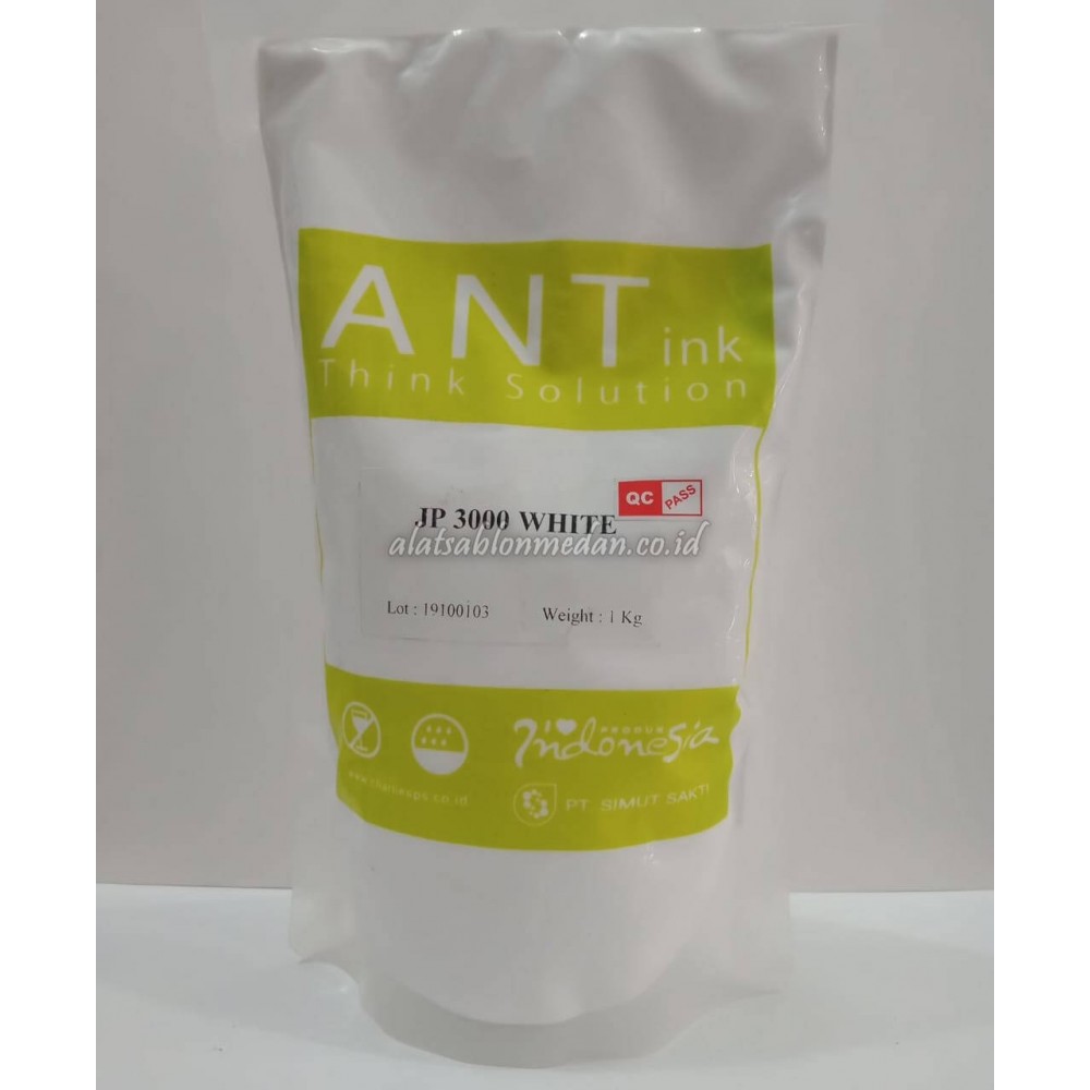 JP 3000 White 1Kg | Tinta Rubber Ant Ink